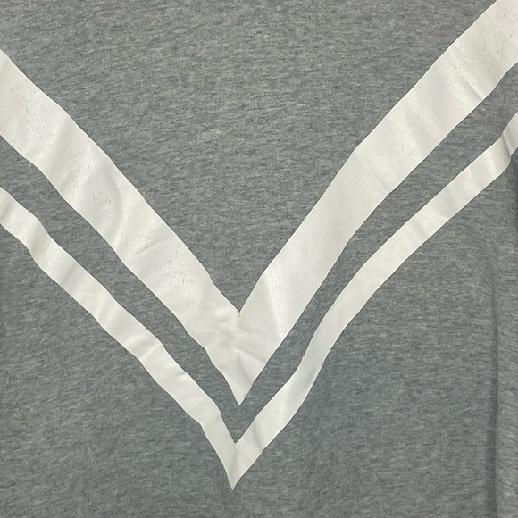 Tory Burch sweatshirt hoodie French Terry sz small gray style 73802 - Picture 3 of 9